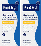 PanOxyl PM Overnight Spot Patches, Advanced Hydrocolloid Healing Technology, Fragrance Free, 80 Count (Pack of 2)
