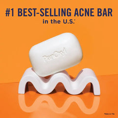 PanOxyl Acne Treatment Bar with 10% Benzoyl Peroxide, Maximum Strength Bar Soap for Face, Chest and Back, Benzoyl Peroxide Soap Body Wash, Vegan, For Acne Prone Skin, 4 oz