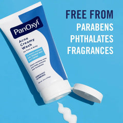 PanOxyl Wash and Moisturize Duo Bundle – Creamy Acne Wash 4% Benzoyl Peroxide, Balancing Repair Moisturizer 4% Niacinamide