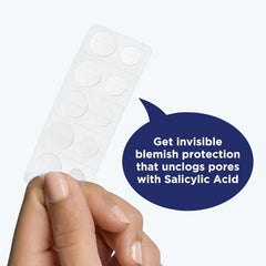 PanOxyl Daytime Invisible Patches, Dermatologist-Recommended Brand, Help Manage Blemishes, Unclog Pores and Exfoliate with Salicylic Acid, 20 Large and 20 Small Patches, Latex-Free, 40ct